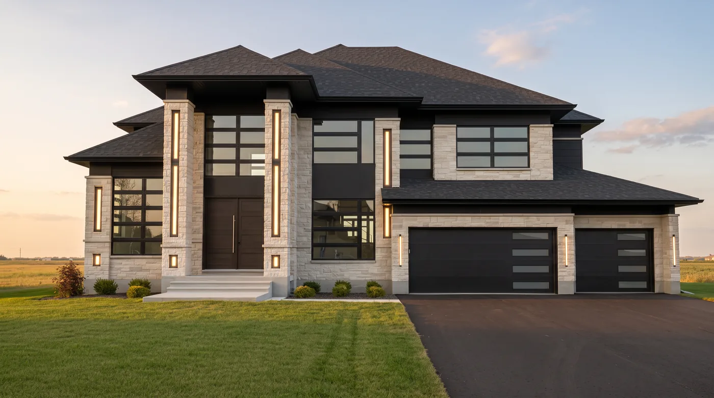 Exterior at golden hour